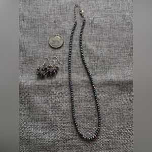 Elegant Multicolor Beaded Necklace and Earring Set